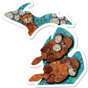 Michigan Otter Stickers