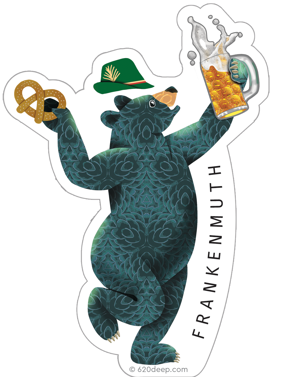 Franken Bear Sticker