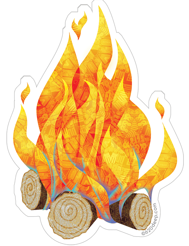 Campfire-Sticker