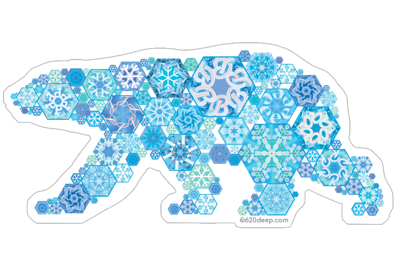 Hexagon Polar Bear