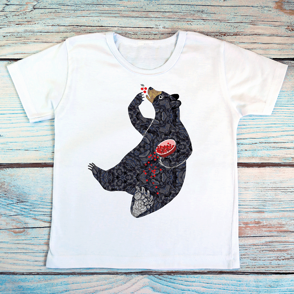 Cherry Bear Toddler Shirt