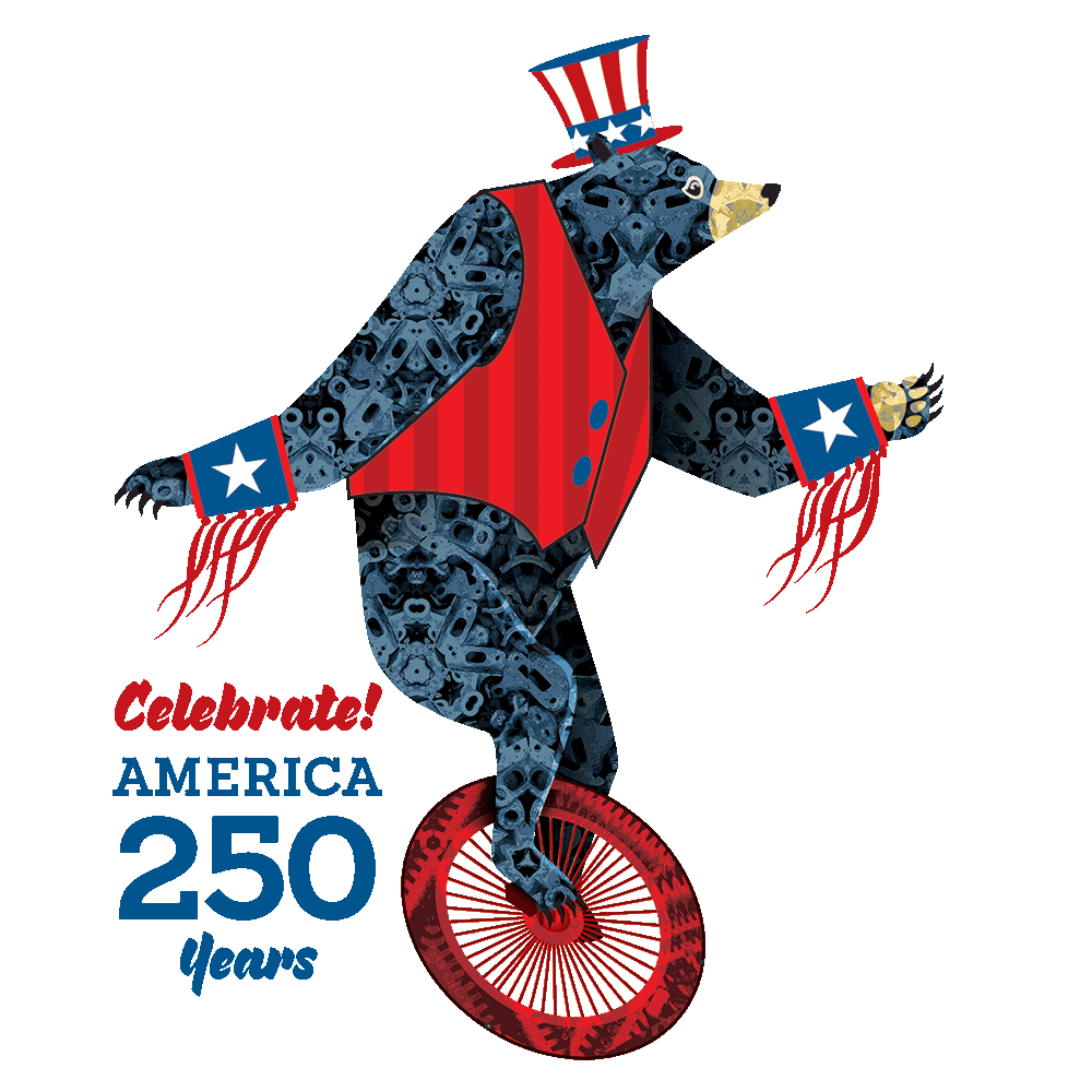 Celebrating America's 250 Anniversary with a parade of cute and patriotic animals!